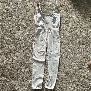 Free people movement good karma one piece ice grey